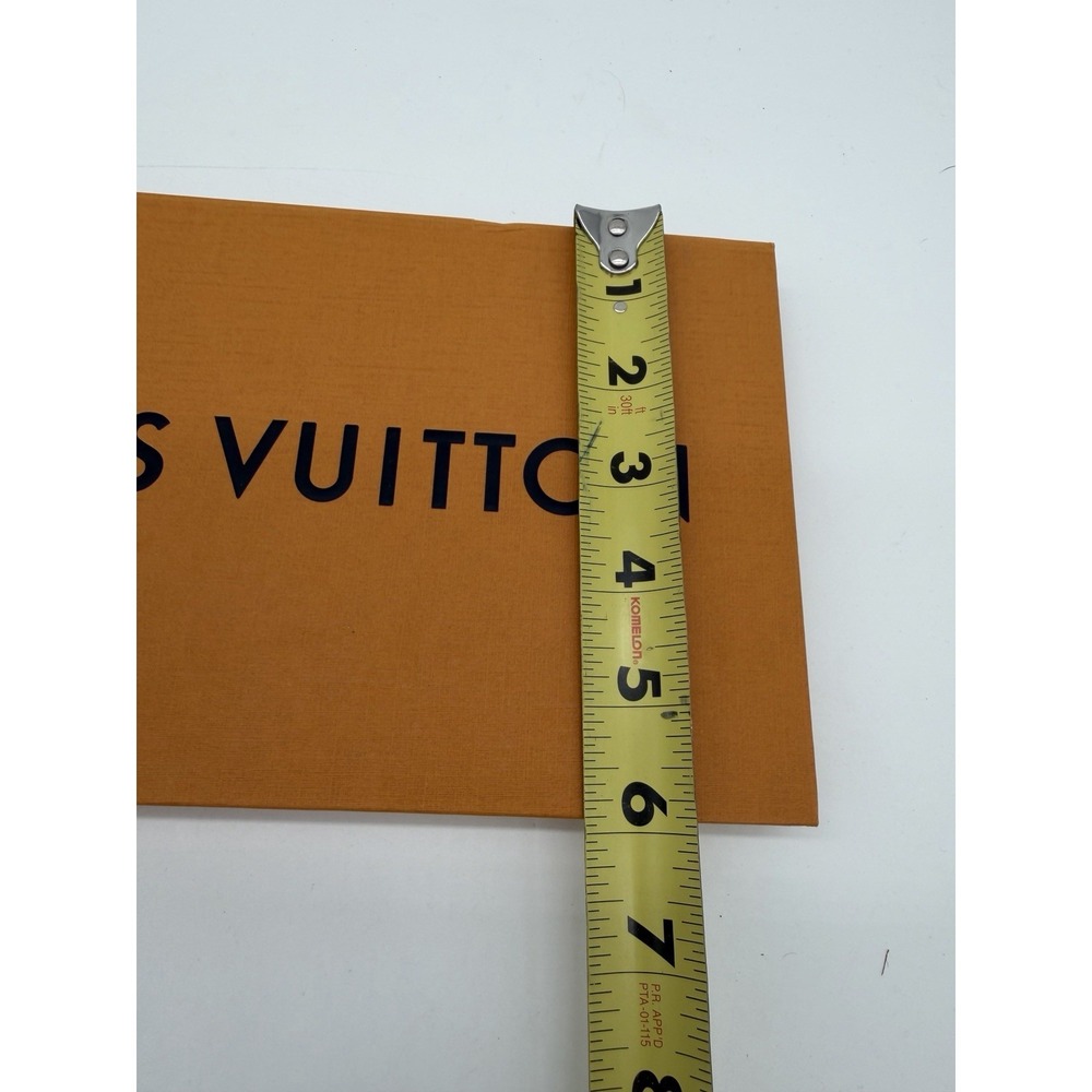 Authentic Louis Vuitton Empty Magnetic Gift Box Small Orange LV Storage 10" - Picture 11 of 11
